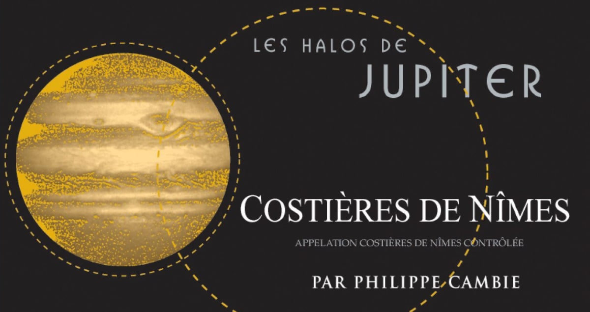 Philippe Cambie Costieres de Nimes Les Halos de Jupiter 2012 Front Label