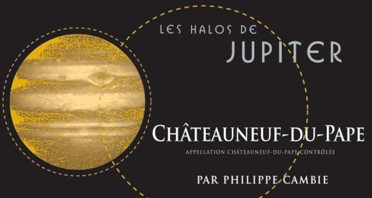 Philippe Cambie Chateauneuf-du-Pape Les Halos de Jupiter 2009 Front Label