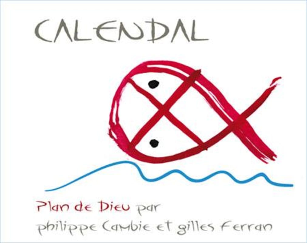 Philippe Cambie Plan de Dieu Domaine de Calendal 2008 Front Label