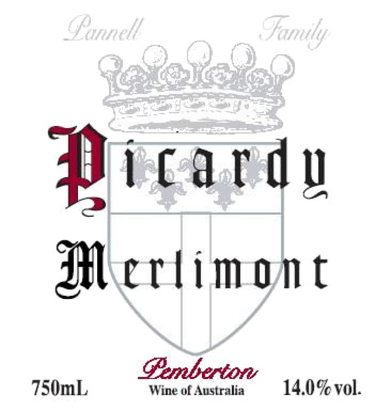 Picardy Merlimont 2008 Front Label
