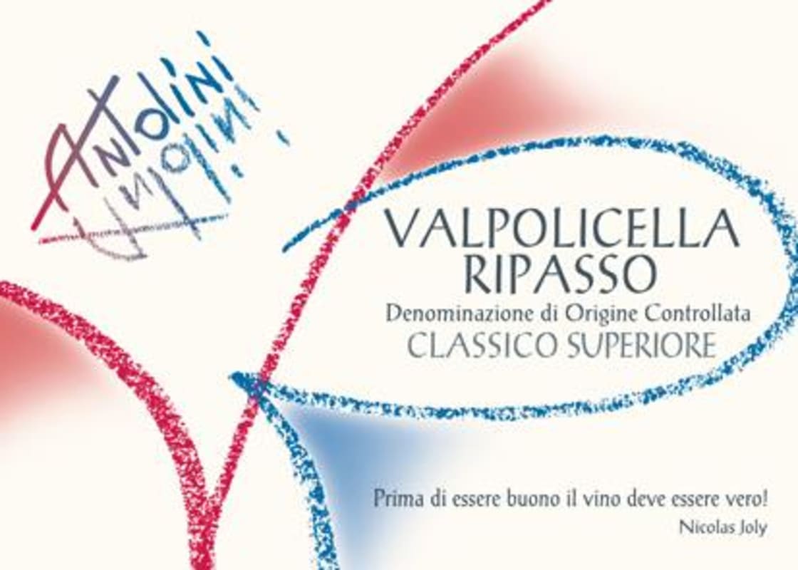 Pier Paolo Antolini Valpolicella Superiore Ripasso Classico 2012 Front Label