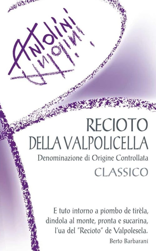 Pier Paolo Antolini Recioto della Valpolicella Classico 2007 Front Label