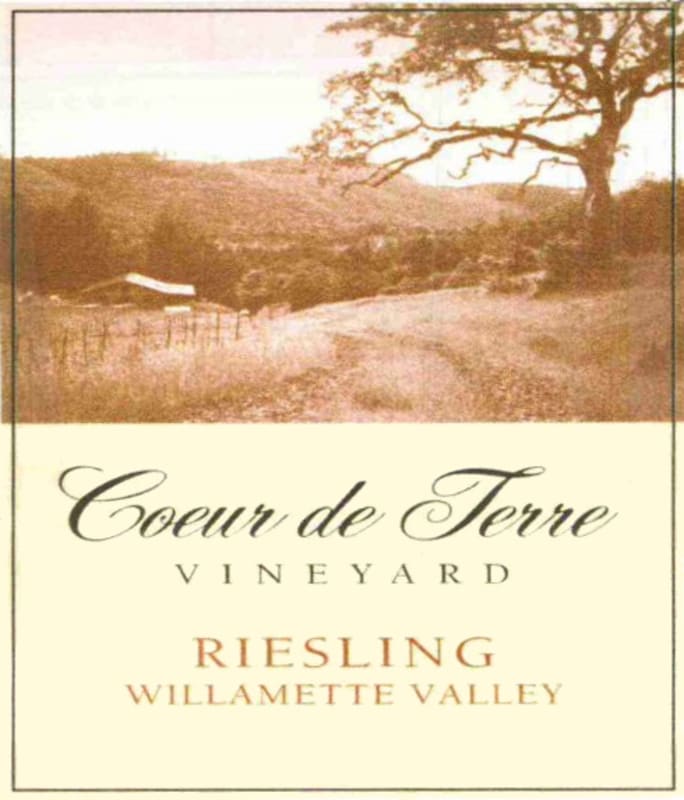 Coeur de Terre Vineyard Riesling 2009 Front Label