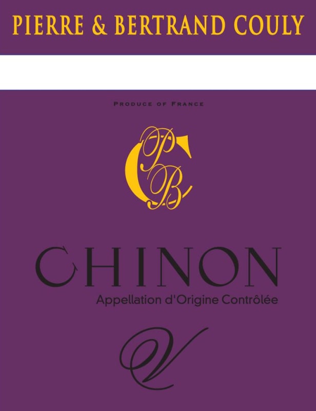 Pierre and Bertrand Couly Chinon Le V de Pierre et Bertrand 2011 Front Label