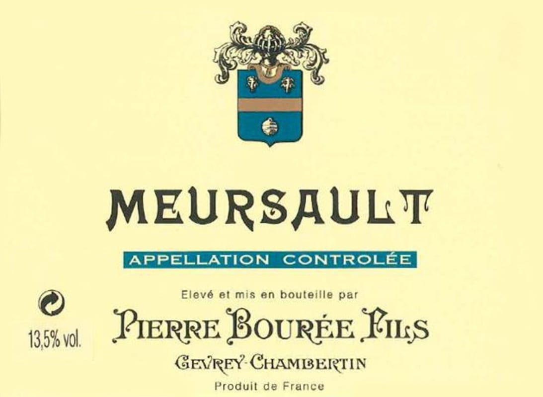 Pierre Bouree Fils Meursault 2011 Front Label
