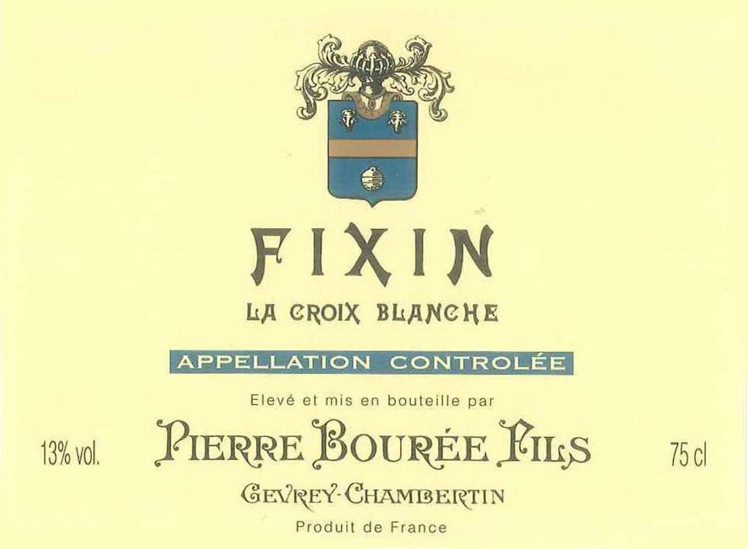 Pierre Bouree Fils Fixin La Croix Blanche 2011 Front Label