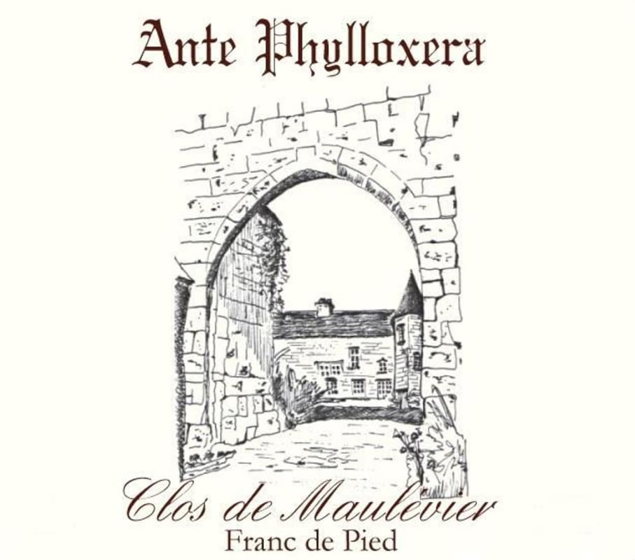 Pierre Plouzeau Touraine Clos de Maulevrier Ante Phylloxera Franc de Pied 2007 Front Label