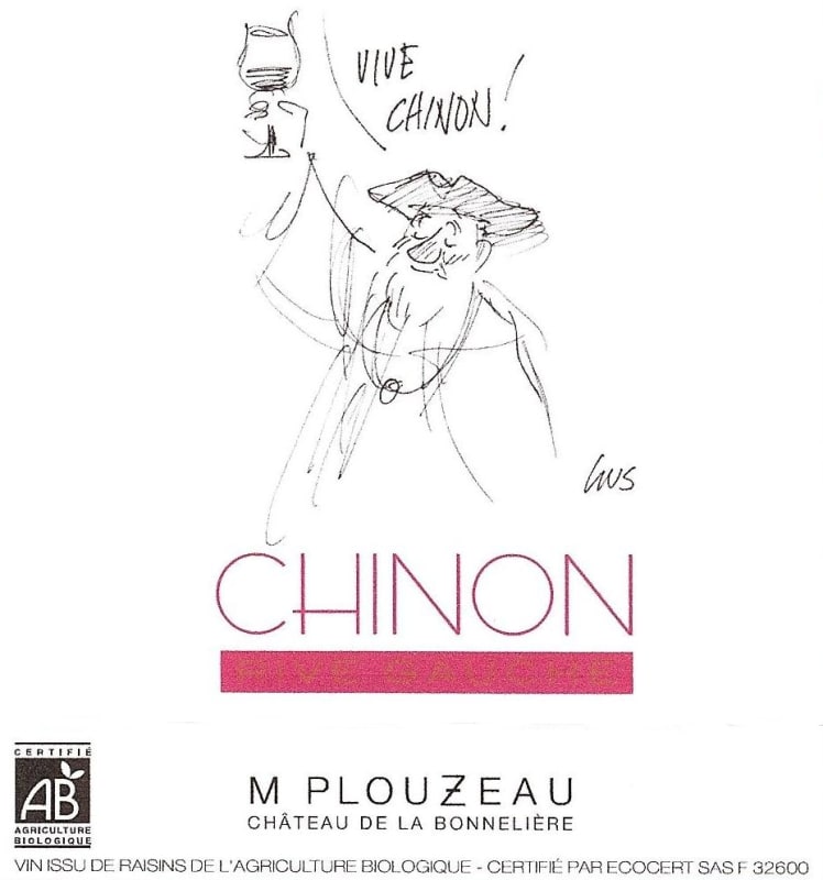 Pierre Plouzeau Chinon Rive Gauche 2014 Front Label