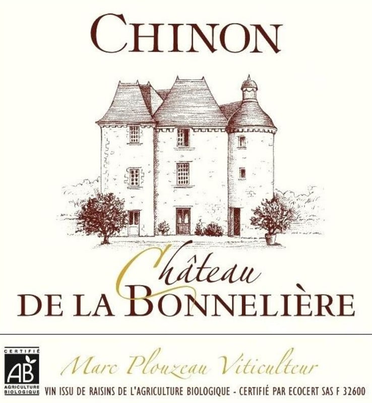 Pierre Plouzeau Chinon Chateau de la Bonneliere 2014 Front Label