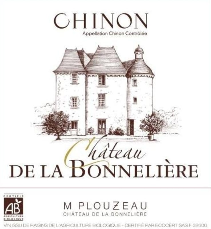 Pierre Plouzeau Chinon Chateau de la Bonneliere 2008 Front Label
