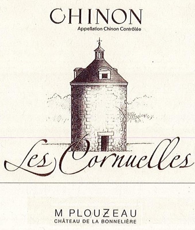 Pierre Plouzeau Chinon Chateau de la Bonneliere Les Cornuelles 2014 Front Label