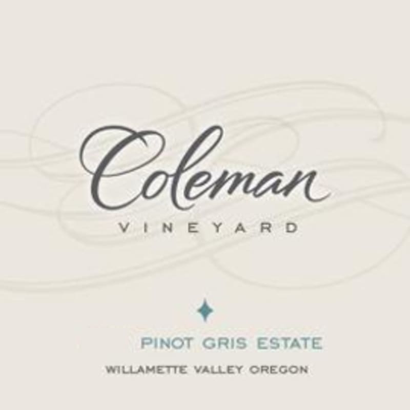 Coleman Vineyard Pinot Gris Estate 2014 Front Label