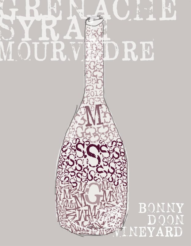 Bonny Doon Grenache - Syrah - Mourvedre 2014 Front Label