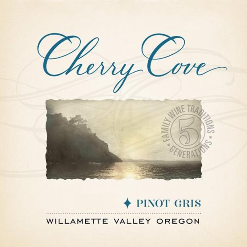 Coleman Vineyard Cherry Cove Pinot Gris 2014 Front Label