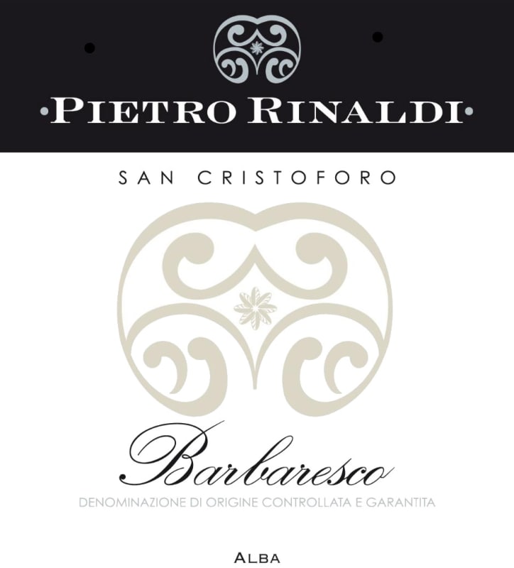 Quinta da Pedra Alta Barbaresco San Cristoforo 2010 Front Label