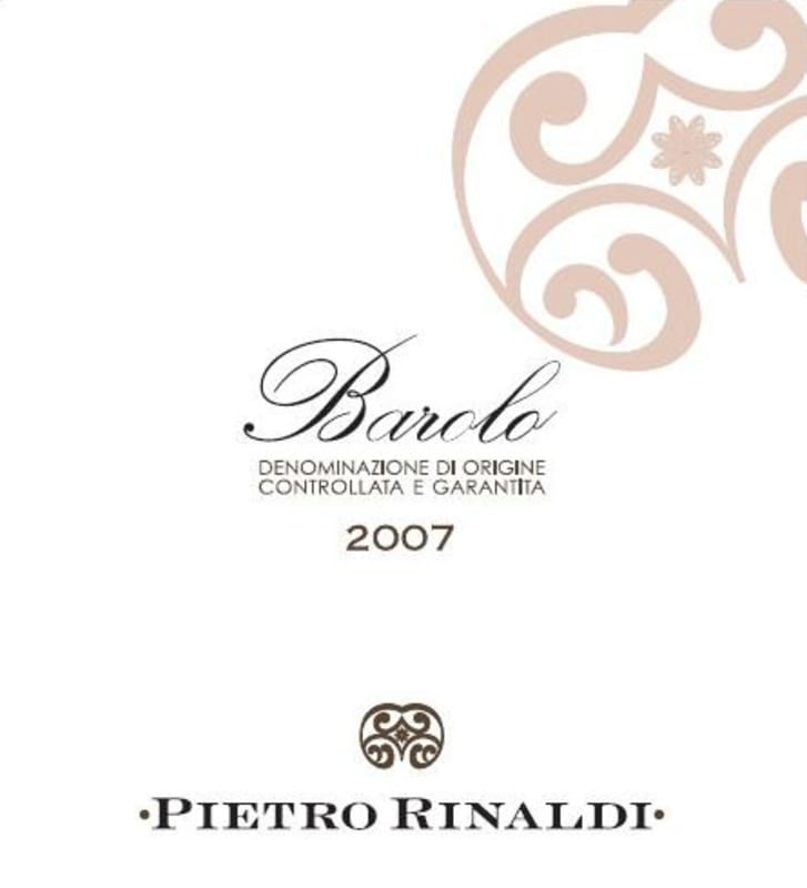 Quinta da Pedra Alta Barolo 2007 Front Label