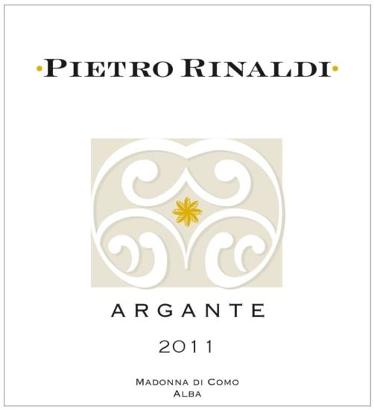 Quinta da Pedra Alta Langhe Argante Nebbiolo 2011 Front Label
