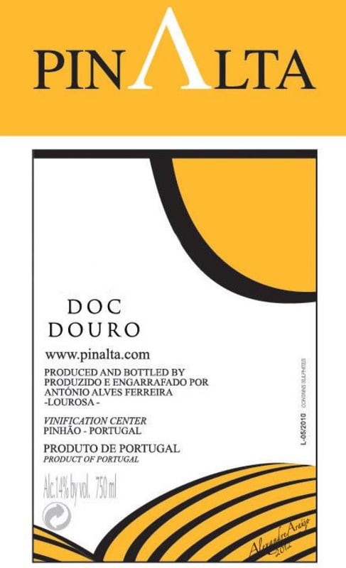 Pinalta Douro 2012 Front Label