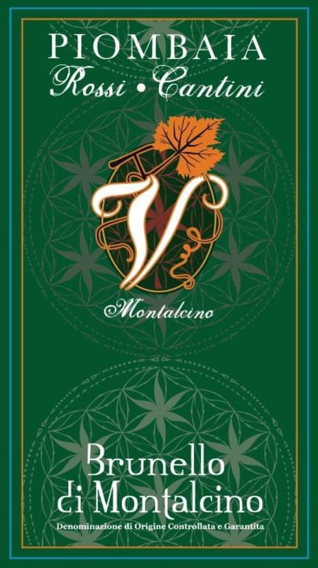 Piombaia Rossi Cantini Brunello di Montalcino 2011 Front Label