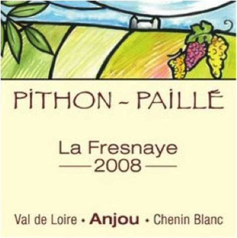 Pithon-Paille Anjou La Fresnaye Blanc 2008 Front Label