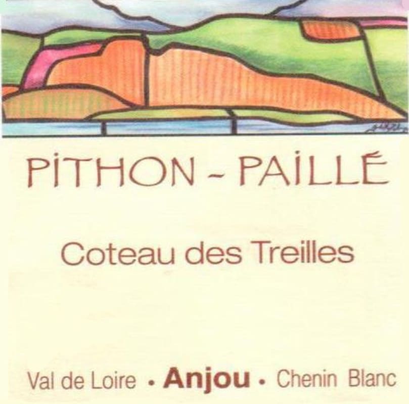 Pithon-Paille Anjou Coteau des Treilles Blanc 2012 Front Label