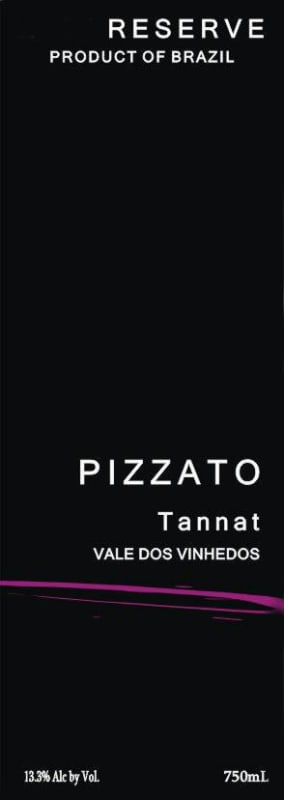 Pizzato Vinhas e Vinhos Reserva Tannat 2005 Front Label