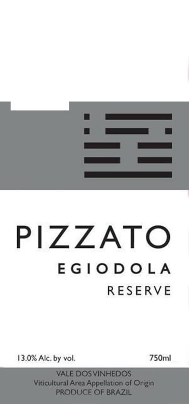 Pizzato Vinhas e Vinhos Reserva Egiodola 2011 Front Label