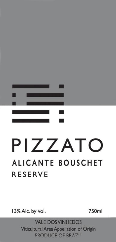 Pizzato Vinhas e Vinhos Alicante Reserva Bouschet 2010 Front Label