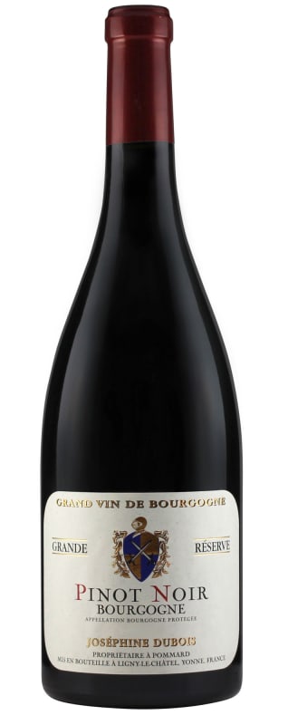 Josephine Dubois Grande Reserve Pinot Noir 2016 Front Bottle Shot