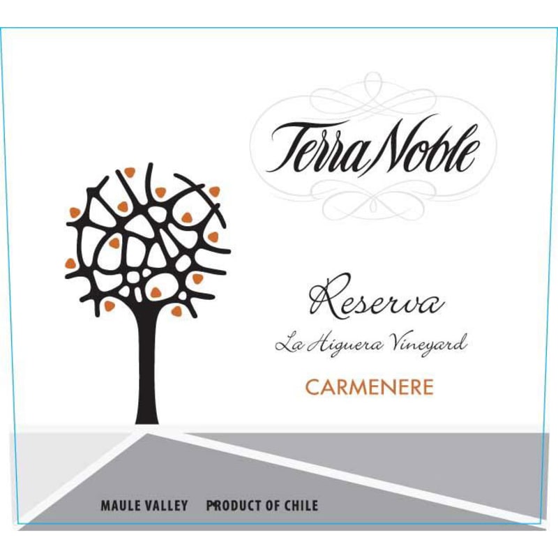 TerraNoble La Higuera Reserva Carmenere 2016 Front Label