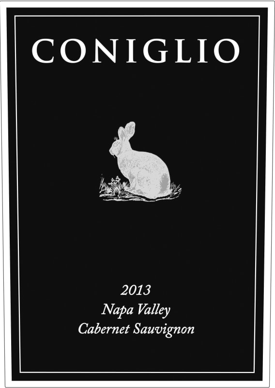 Coniglio Wines Cabernet Sauvignon 2013 Front Label