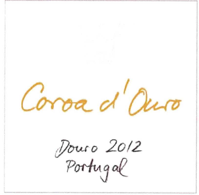 Pocas Reserva Coroa D'Ouro Branco 2012 Front Label