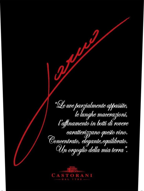 Podere Castorani Colline Pescaresi Jarno Rosso 2005 Front Label