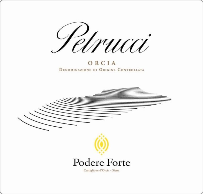 Podere Forte Orcia Petrucci 2011 Front Label