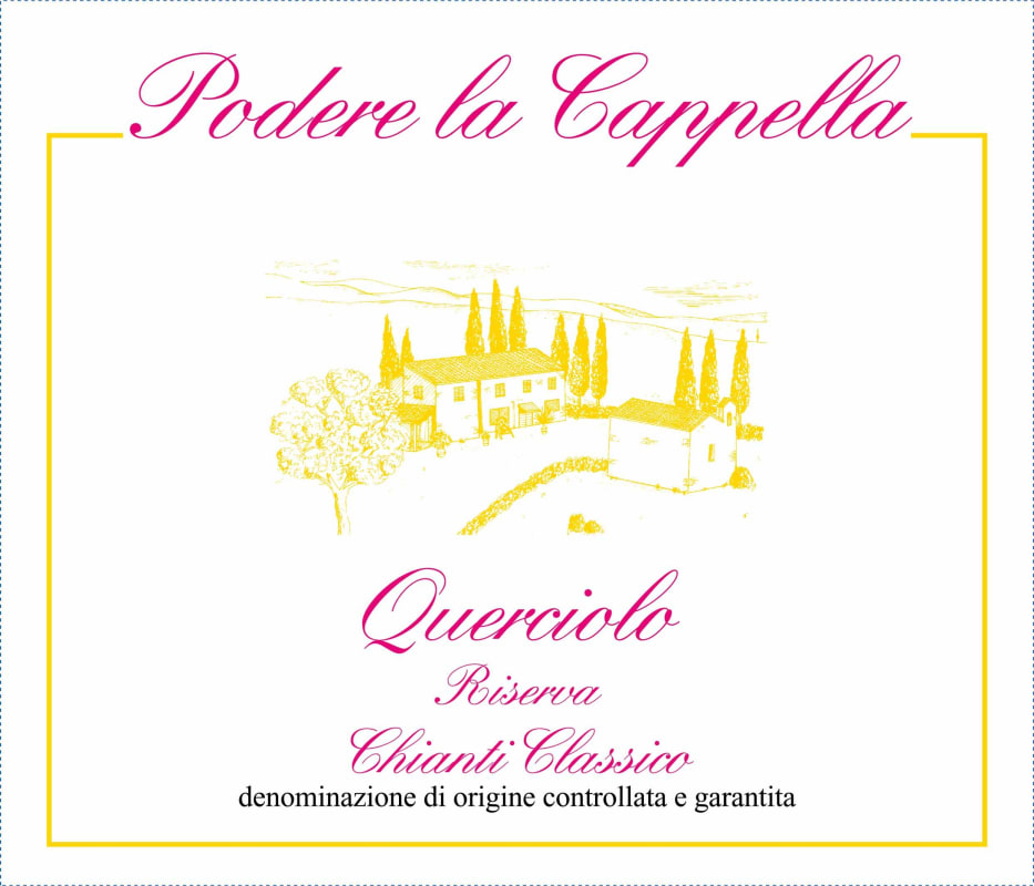 Podere la Cappella Chianti Classico Querciolo Riserva 2012 Front Label