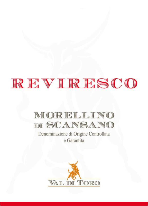 Val di Toro Morellino di Scansano Reviresco 2014 Front Label