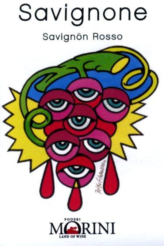 Poderi Morini Ravenna Savignone Savignon Rosso 2009 Front Label