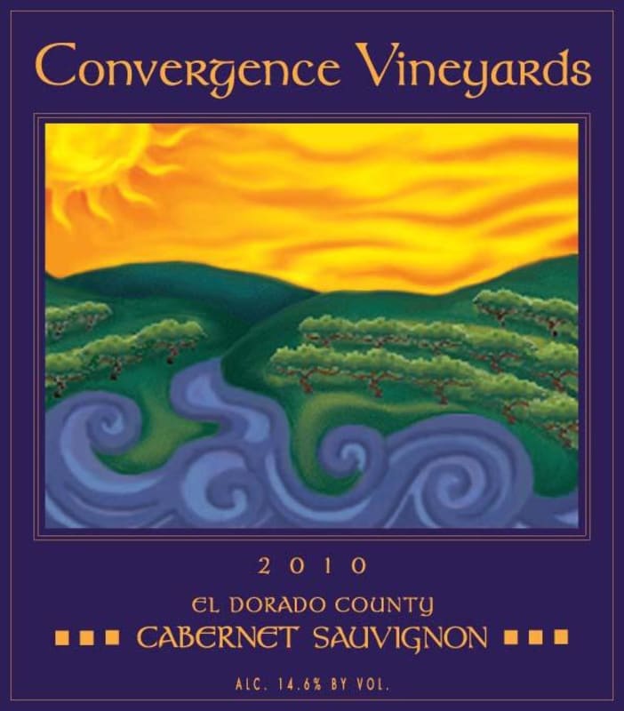 Convergence Cabernet Sauvignon 2010 Front Label
