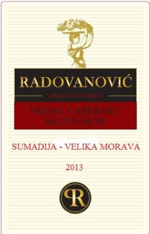 Podrum Radovanovic Cabernet Franc Cabernet Sauvignon 2013 Front Label