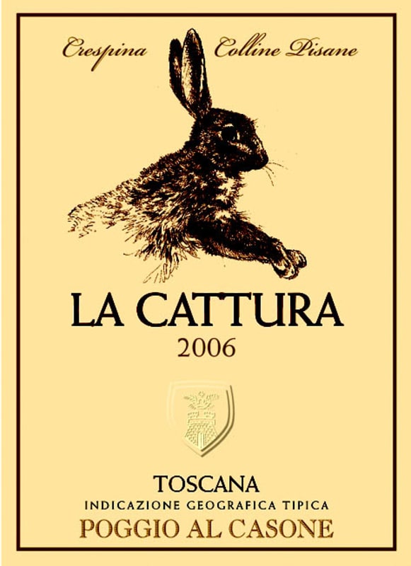 Poggio al Casone Toscana La Cattura 2006 Front Label