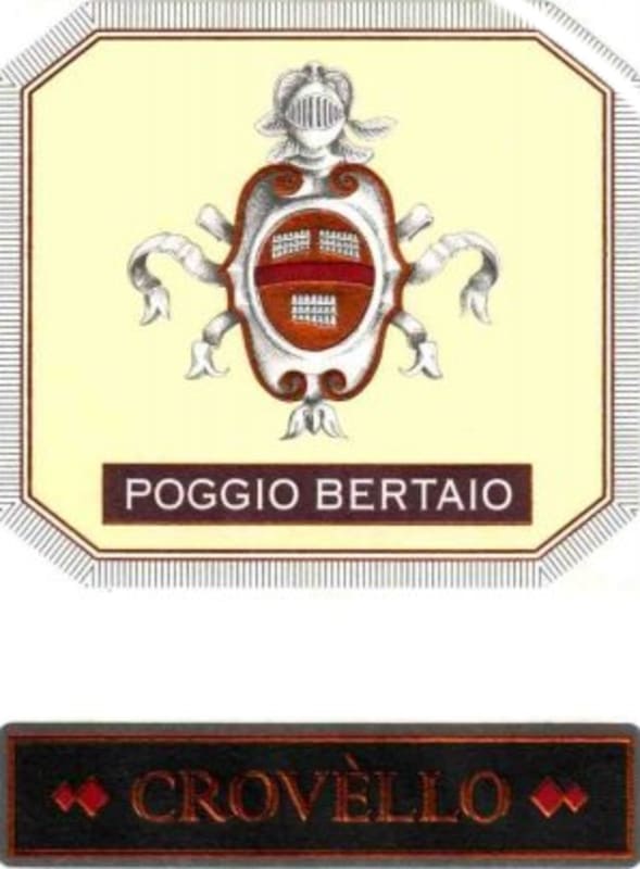 Poggio Bertaio Crovello 2009 Front Label