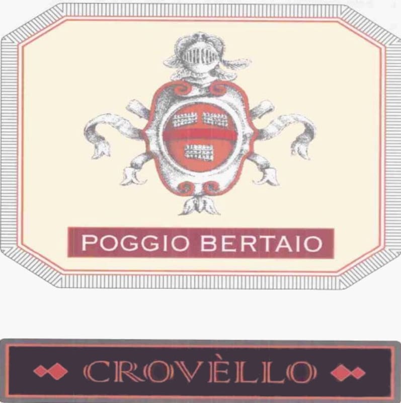 Poggio Bertaio Crovello 2005 Front Label