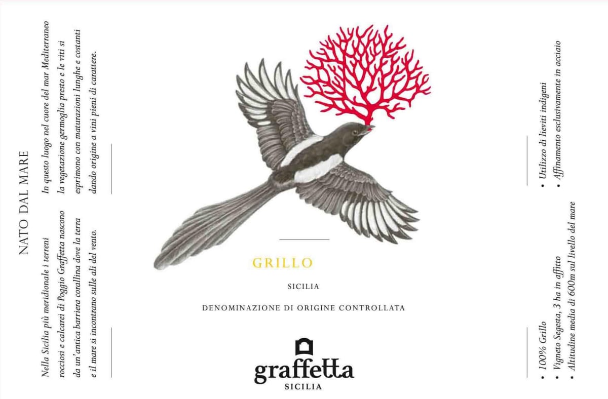 Poggio Graffetta Sicilia Grillo 2014 Front Label