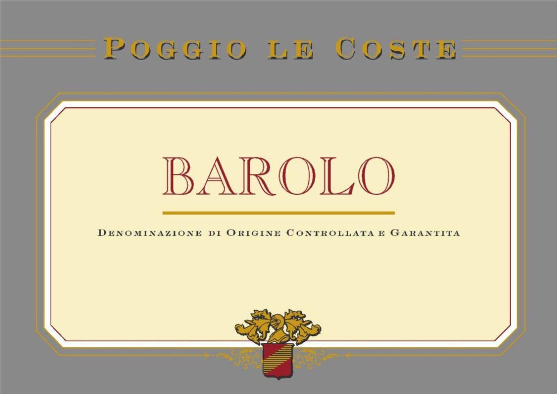 Poggio Le Coste Barolo 2011 Front Label