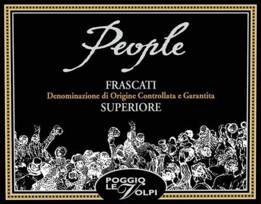 Poggio le Volpi Frascati Superiore People 2015 Front Label