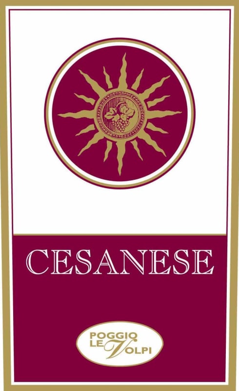 Poggio le Volpi Cesanese del Piglio 2011 Front Label
