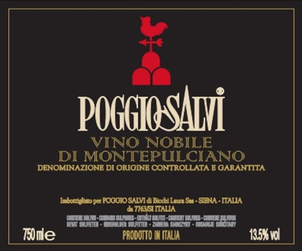 Villa Poggio Salvi Vino Nobile di Montepulciano 2011 Front Label