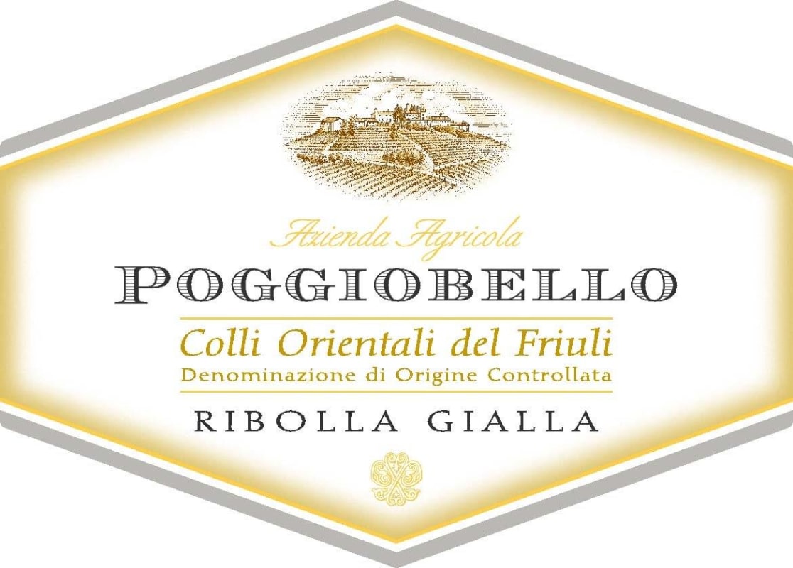 Poggiobello Colli Orientali del Friuli Ribolla Gialla 2013 Front Label