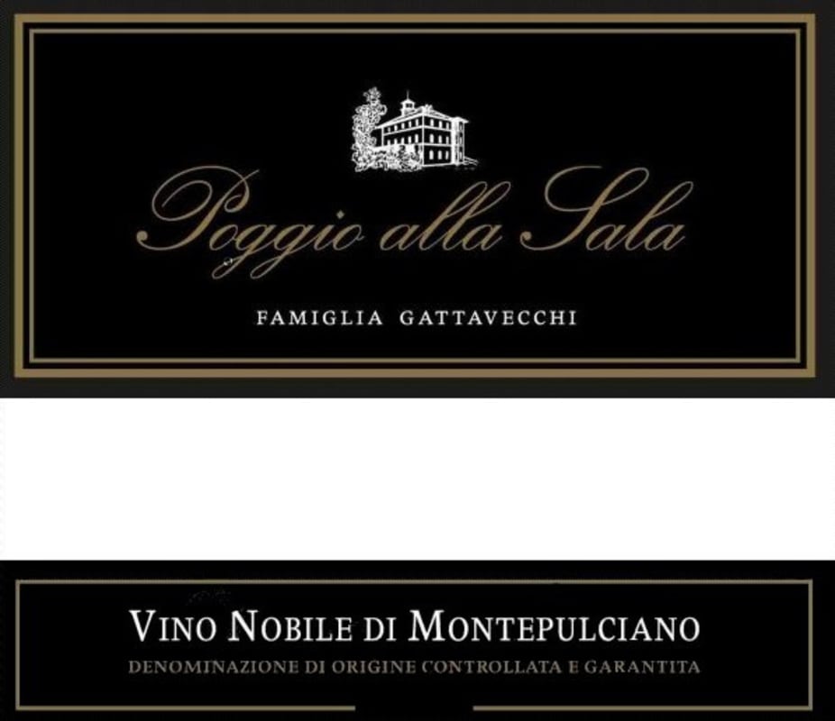 Poggio alla Sala Vino Nobile di Montepulciano 2012 Front Label