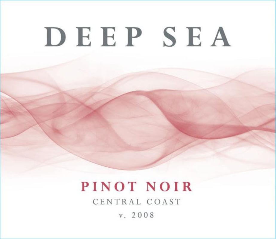 Conway Family Wines Deep Sea Pinot Noir 2008 Front Label